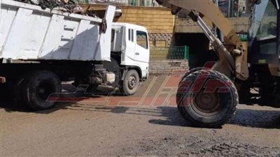 استمرار رفع تجمعات المياه بالمنوفية