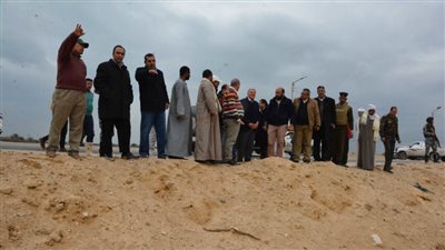  محافظ المنيا يتفقد مخر سيل 