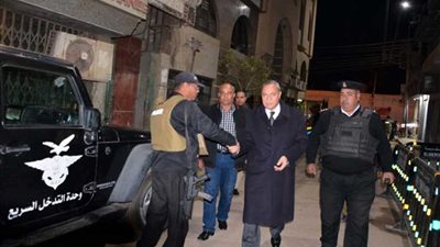 محافظ القليوبية يتابع استعدادات استقبال عيد الميلاد المجيد بالكنائس