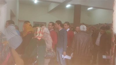 إقبال كبير من المحامين بالمنيا للإدلاء بأصواتهم لاختيار النقيب