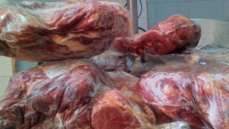 ضبط 890 طن لحوم فاسدة