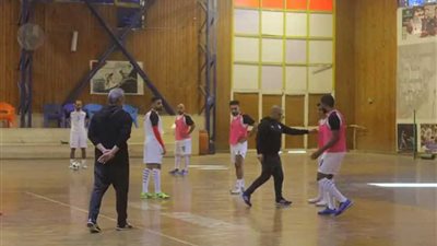 منتخب الصالات يتدرب تحت شعار الطريق الى كاس العالم