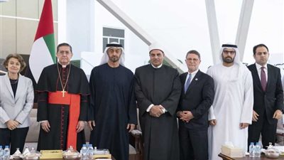 الشيخ محمد بن زايد يستقبل رئيس جامعة الأزهر