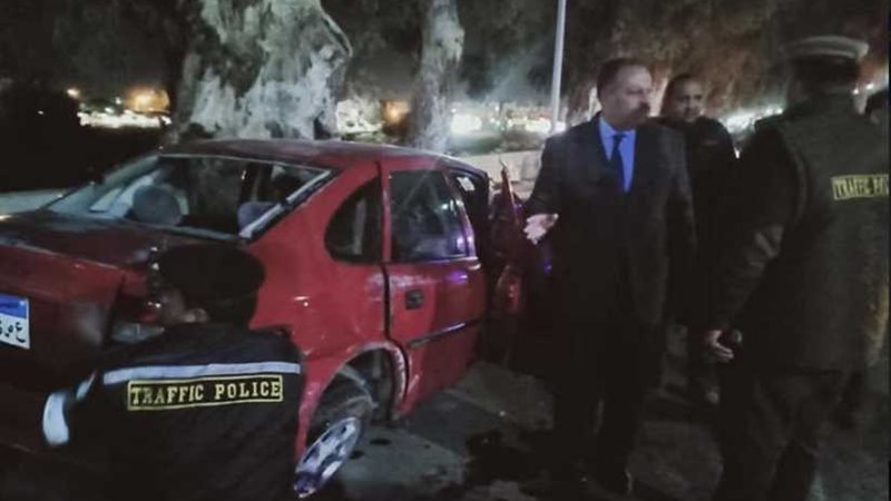 إصابة شخصين في تصادم