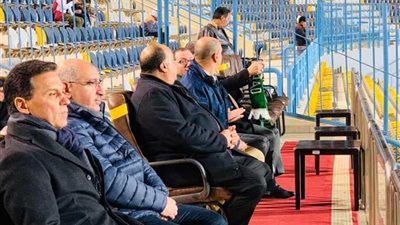 البدري يتابع لقاء إنبى والاتحاد من بتروسبورت