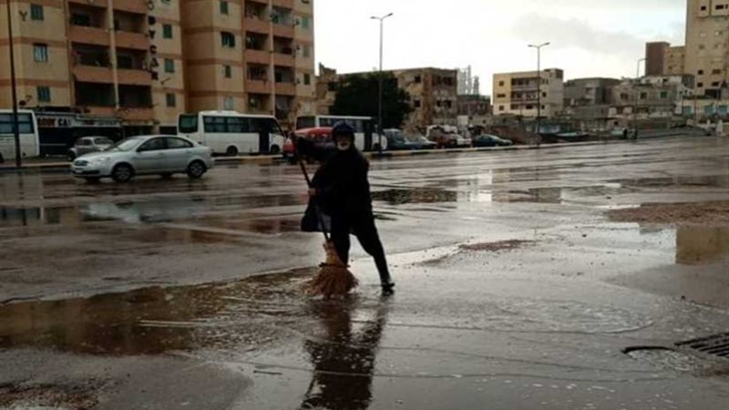 هطول أمطار على مدن