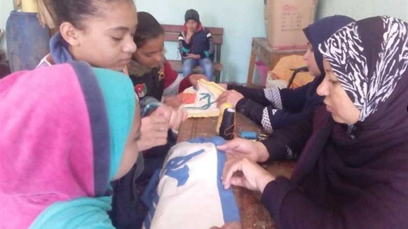 ورش فنية متنوعة بهيئة