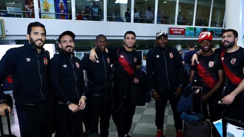 بالصور بعثة الأهلي