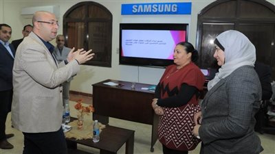 تدشين قناة بني سويف التعليمية على اليوتيوب