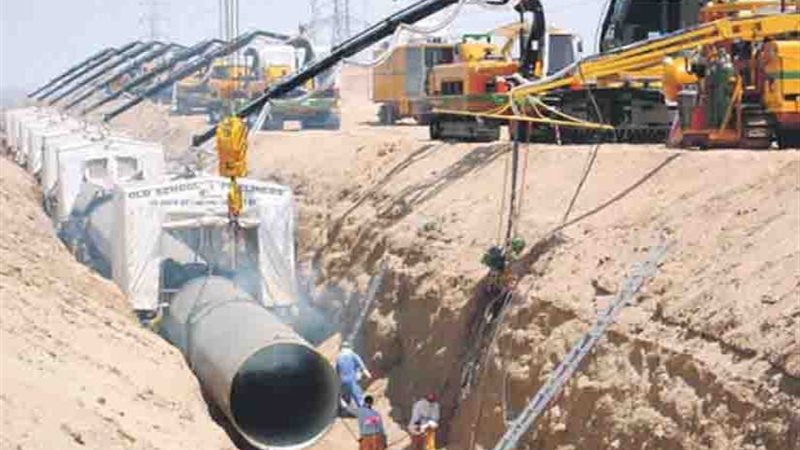 مد وتدعيم شبكات المياه