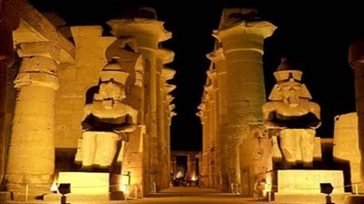 إلغاء عروض الصوت والضوء بمعابد الكرنك
