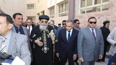 البابا تواضروس يفتتح مجمع مدارس 