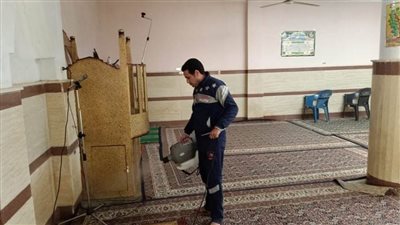 مبادرة شبابية لأبناء قرية شطورة لتعقيم المساجد والمصالح الحكومية