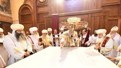 البابا تواضروس يدشن كنيسة السيدة العذراء بجرجا بعد تجديدها