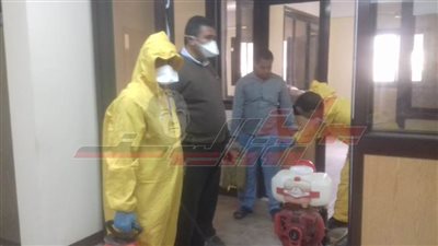 غلق وتشميع 5 صالات چيم وتعقيم المنشآت بالخانكة