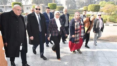 وزيرة الصحة تتفقد مركز علاج الإدمان بمستشفى الصحة النفسية بالمطار