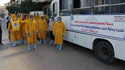 مستقبل وطن بني مزار يقتحم القرى المصابة ويقوم بتطهيرها 