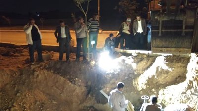  ضخ مياه الشرب بالخط الجديد لتغذية أخميم الجديدة