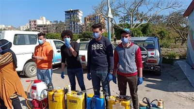 حملات مكبرة لتعقيم مدينة بلطيم بـ 