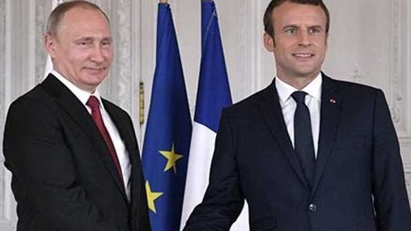 بوتين وماكرون يبحثان