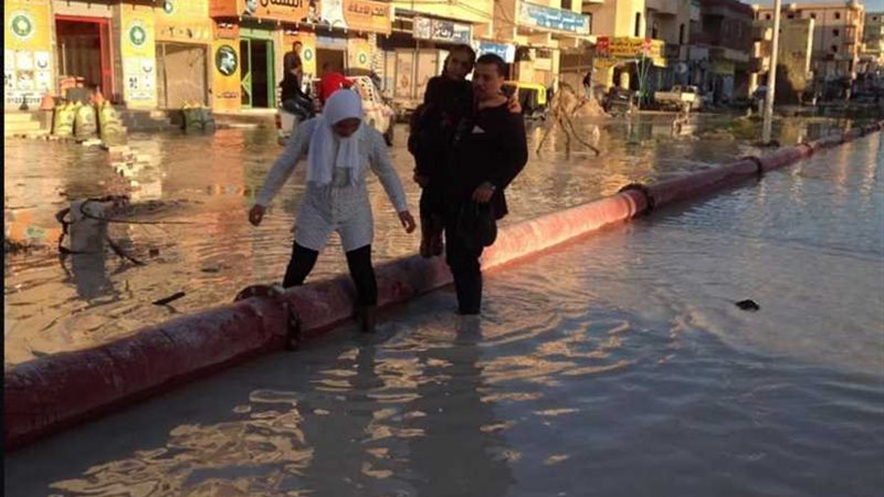 شوارع أبوتلات غارقة