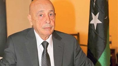 عقيلة صالح يطالب البرلمان العربي بسحب الاعتراف بالمجلس الرئاسي لحكومة الوفاق