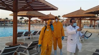 بدء عمليات تطهير فنادق شرم الشيخ
