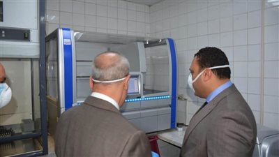 نائب محافظ الدقهلية يتابع تشغيل جهاز كشف 