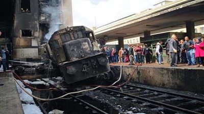 الحكم على المتهمين في حادث قطار محطة مصر ٩ مارس