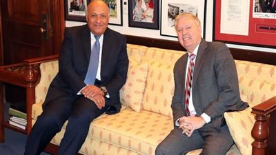 شكري يجتمع بعدد من قيادات الكونجرس من الحزبين الجمهوري والديمقراطي في واشنطن