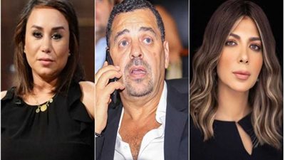 أصالة وطارق العريان وطليقته الأولى إنجي علي في دبي