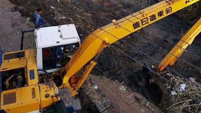 انهيار شاطئ ترعة