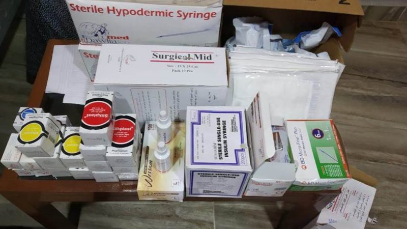 جانب من المضبوطات