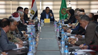 محافظ الدقهلية يناقش تنفيذ إجراءات مواجهة 