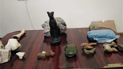 مباحث الغنايم تضبط 7 أشخاص لقيامهم بالتنقيب عن الآثار