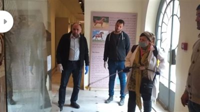 بالصور .. استمرار عمليات التعقيم للمتاحف