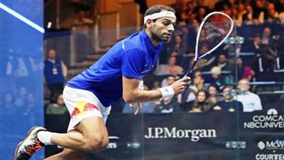 الشوربجي يتصدر التصنيف العالمى للاسكواش