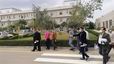 إجراءات وقائية بمصانع بني سويف لمواجهة كورونا
