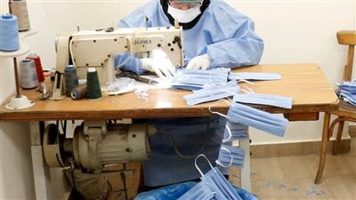 جامعة المنصورة تنتج مستلزمات الوقاية الشخصية لمواجهة 