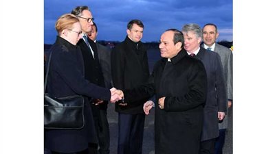 الرئيس السيسي يصل ألمانيا للمشاركة في اجتماع برلين حول ليبيا