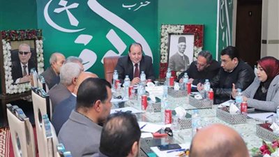 لجنة الوفد بالبحيرة تجتمع لمناقشة خطة عمل الحزب للفترة المقبلة