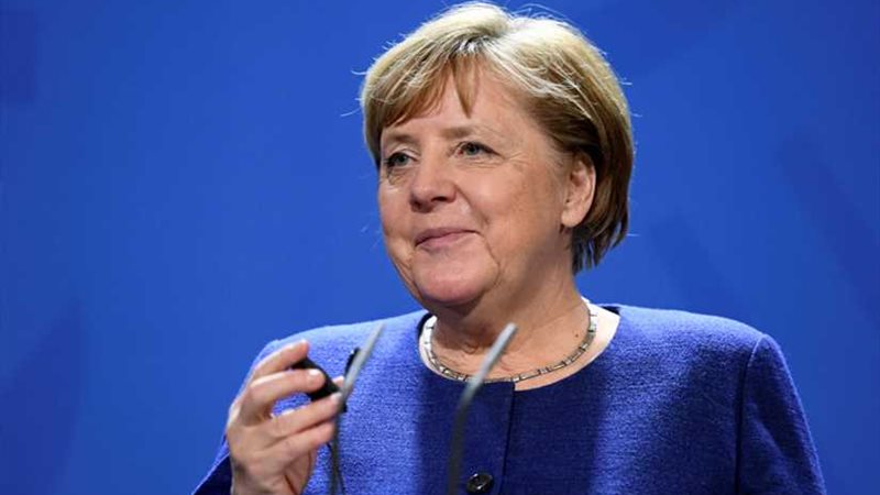 ميركل تبعث ببرقية