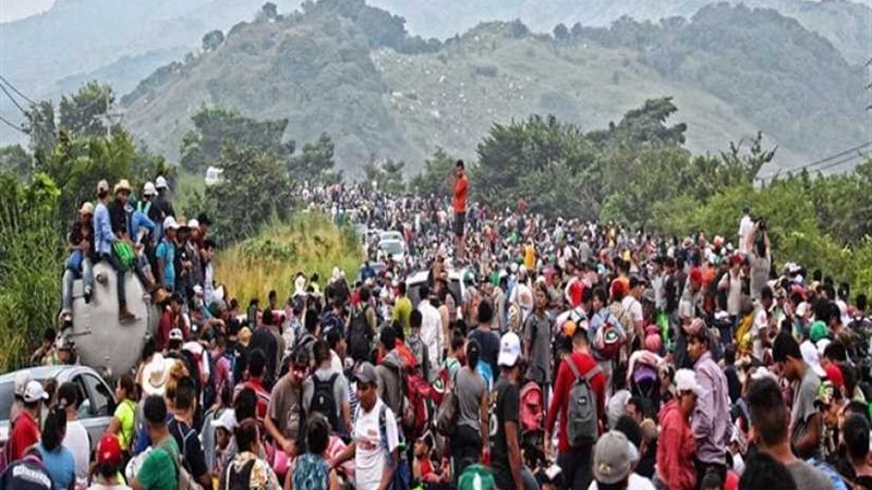 مئات المهاجرين من