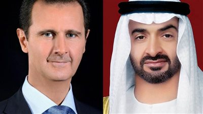 ولي عهد أبوظبي يتصل بالرئيس السوري ويبحثان التصدي لتفشي 