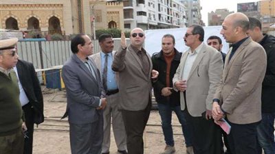 محافظ بني سويف يتابع تطوير الكورنيش وكوبري المزلقان