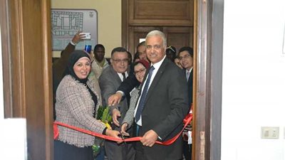 رئيس جامعة الإسكندرية يفتتح مقر إدارة الطلاب الوافدين