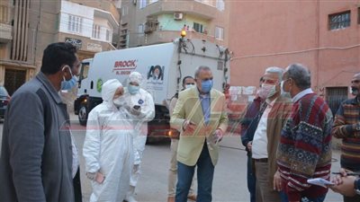 محافظ القليوبية يتابع أعمال التطهير والتعقيم بالقرى والمدن