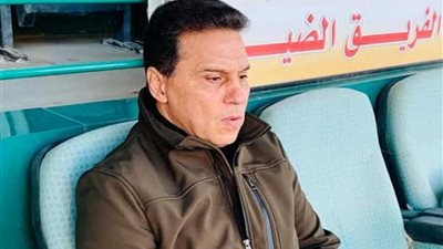 البدري يحضر مباراة طلائع الجيش والاتحاد السكندري