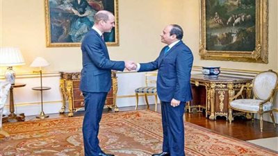 السيسي يصل إلى قصر باكينجهام للقاء الأمير وليام