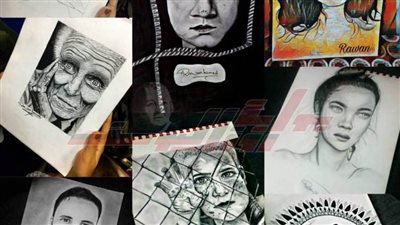 رسّامة صغيرة: 